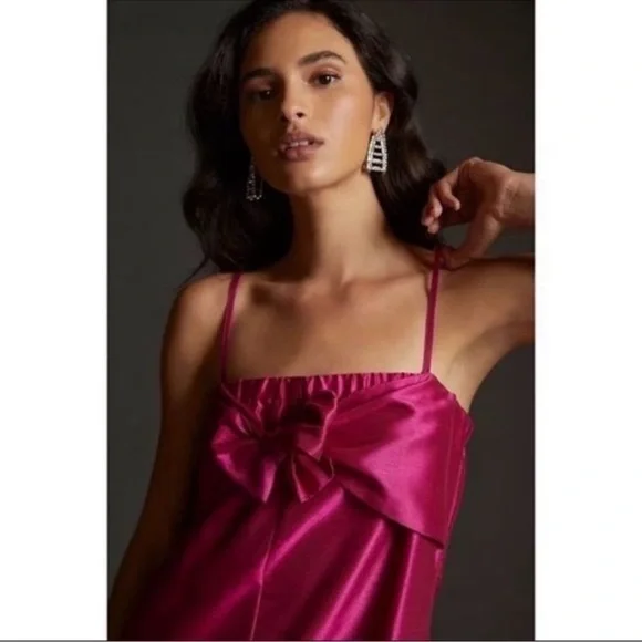 NWT, Anthropologie, Hutch Bow Front Jumpsuit in Pink Pants & Jumpsuits
